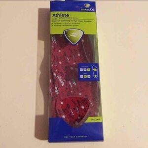Athlete Red Insoles